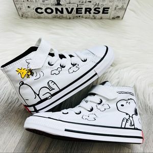 NWT Converse x Peanuts Chuck Taylor All Star Easy-On HighTop Infant/Toddler